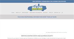 Desktop Screenshot of jackstackdrivingschool.com